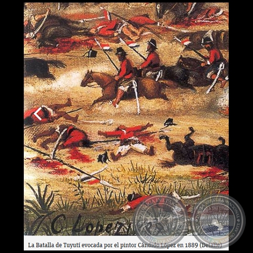 La batalla de Tuyut - Pintura de Cndido Lpez - Ao 1889